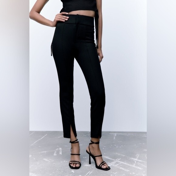 ZARA SLIT LEGGINGS - Picture 3 of 5